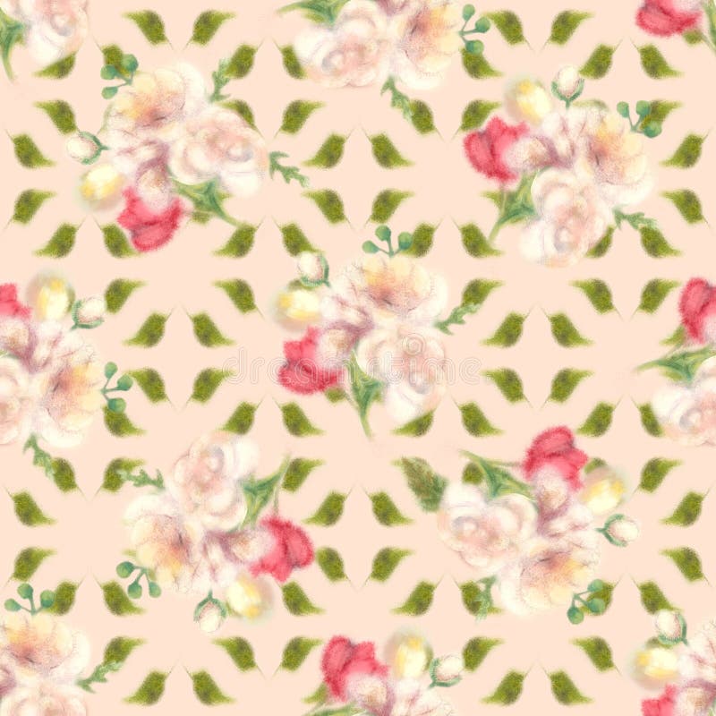 Fondo incons?til de agua de la flor borrosa del color stock de ilustración Fondo incons?til de agua de la flor borrosa del color stock de ilustración