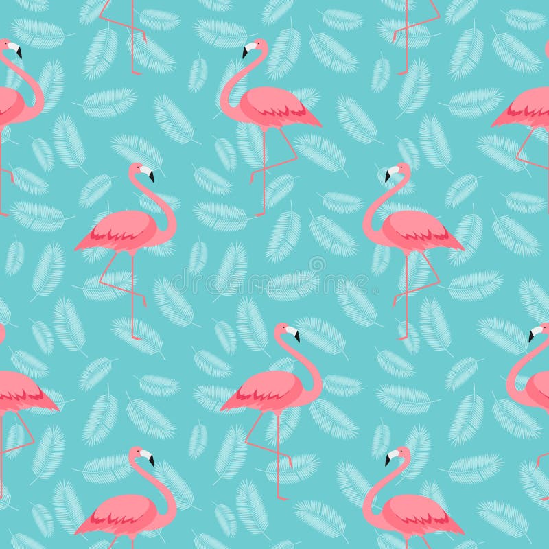 Fondo incons? til del modelo del flamenco rosado colorido Ilustraci? n libre illustration