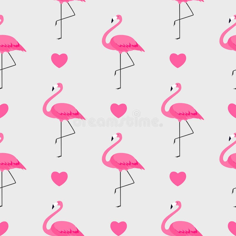 Fondo incons? til del modelo del flamenco rosado colorido Ilustraci? n libre illustration
