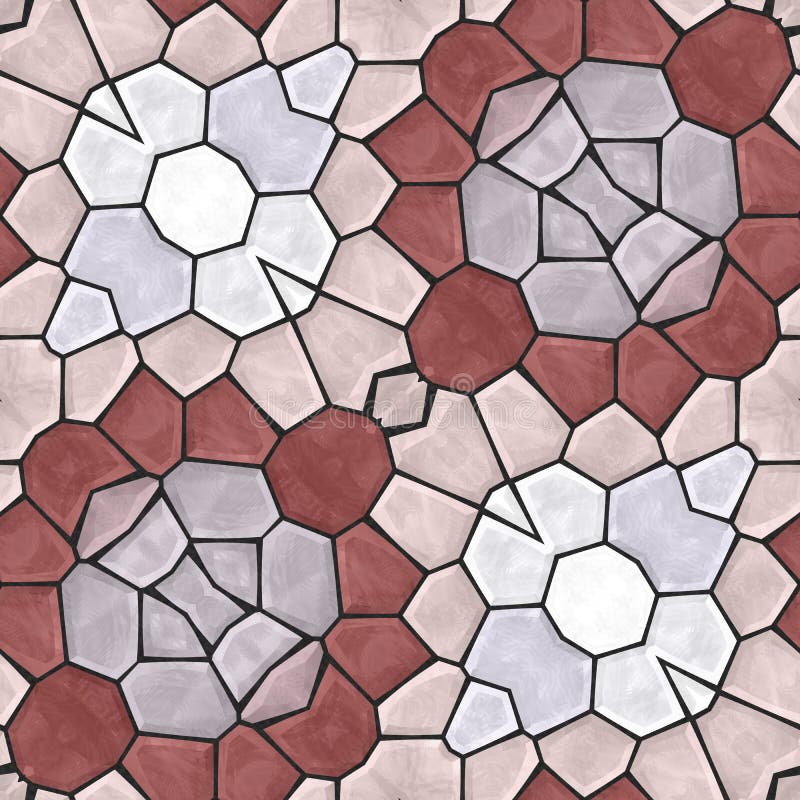 Fondo inconsútil caleidoscópico del mosaico ilustración del vector