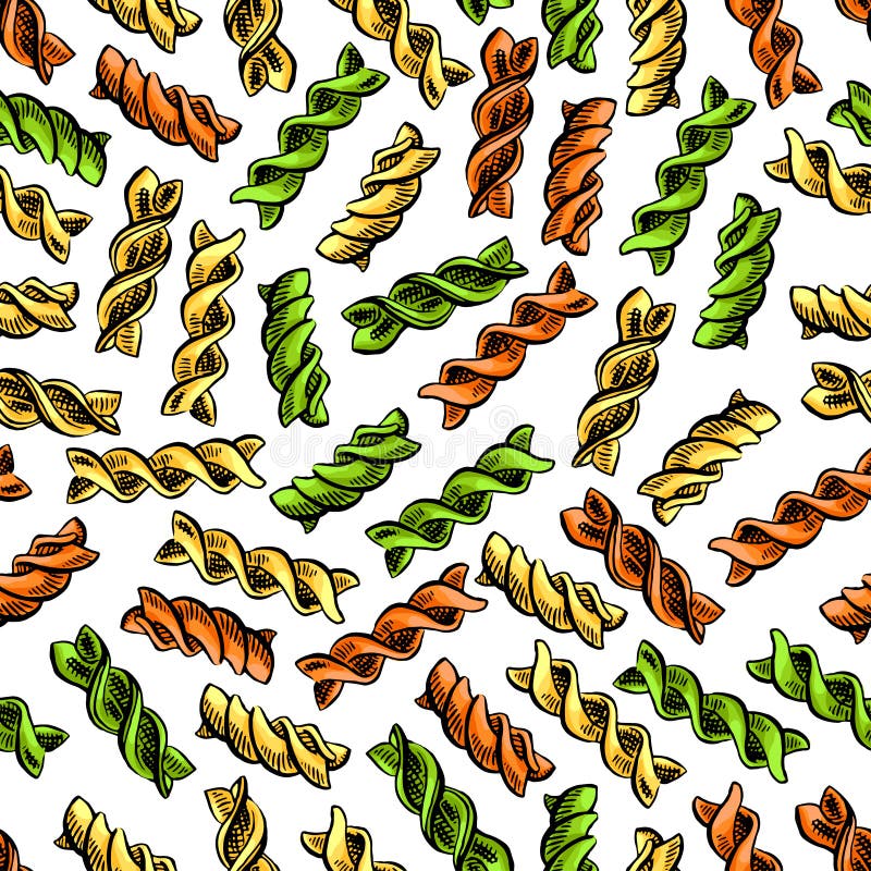 Fondo inconsútil de Fussili libre illustration Fondo inconsútil de Fussili libre illustration