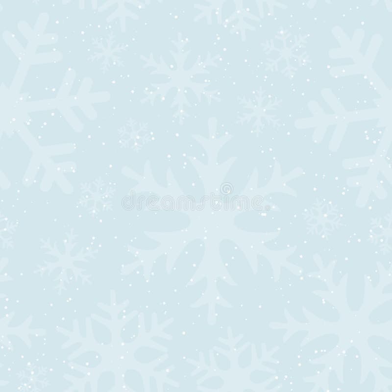 Fondo inconsútil del invierno con nieve y copos de nieve que caen Colores en colores pastel suaves Papel pintado o cubierta para ilustración del vector Fondo inconsútil del invierno con nieve y copos de nieve que caen Colores en colores pastel suaves Papel pintado o cubierta para ilustración del vector