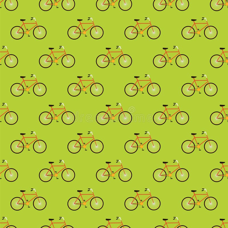Fondo inconsútil del modelo de la bicicleta libre illustration Fondo inconsútil del modelo de la bicicleta libre illustration