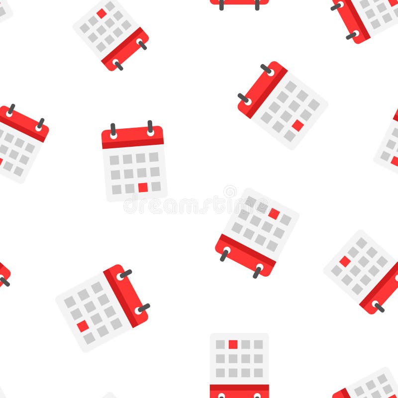 Fondo inconsútil del modelo del icono del orden del día del calendario conce del negocio ilustración del vector Fondo inconsútil del modelo del icono del orden del día del calendario conce del negocio ilustración del vector