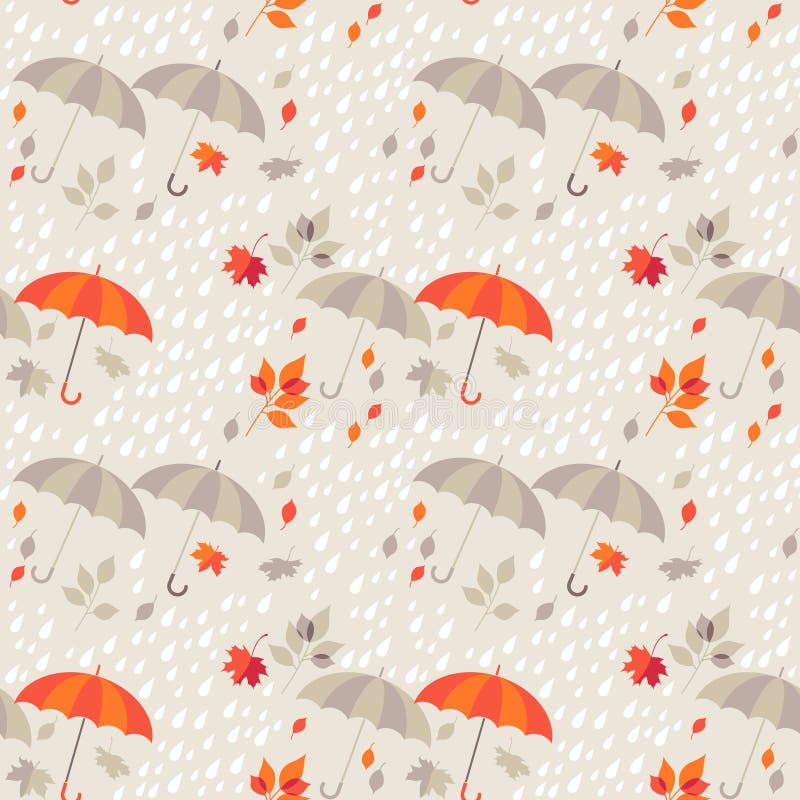 Fondo inconsútil - otoño ilustración del vector Fondo inconsútil - otoño ilustración del vector