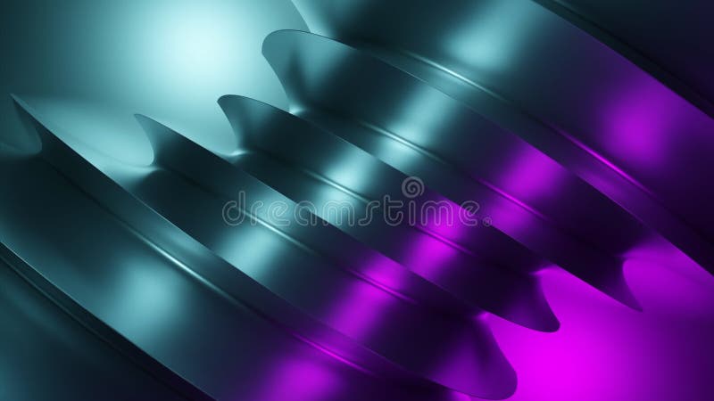 Fondo industrial abstracto con una bobina de metal rotativa. diseño. ilusión óptica de gradiente colorido. libre illustration