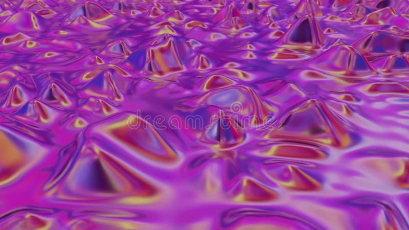 Fondo iridiscente multicolor. oleaje stock de ilustración