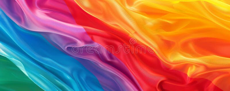 Fondo lgbt de orgullo con un degradado de colores arcoiris que se mezcla perfectamente creando un suave y imagen de archivo libre de regalías
