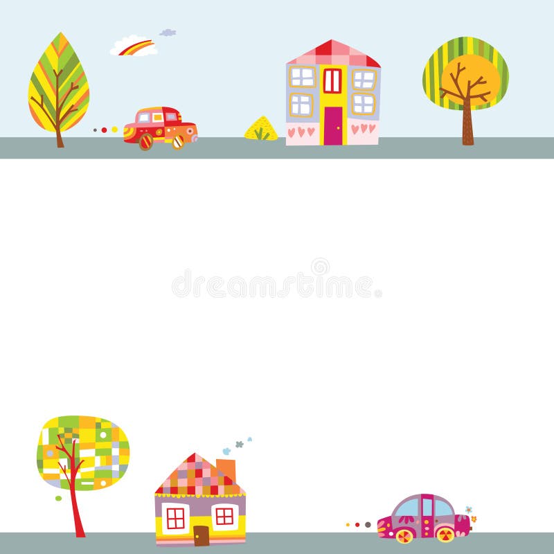 Fondo lindo del paisaje ilustración del vector Fondo lindo del paisaje ilustración del vector