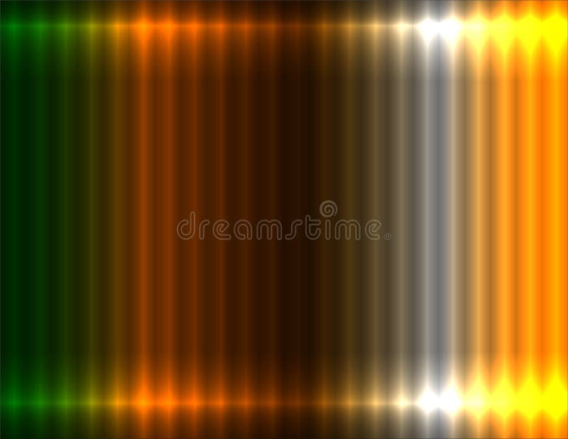 Fondo lineare verde, dell'arancia, marrone, bianca e gialla di pendenza, effetto al neon illustrazione di stock Fondo lineare verde, dell'arancia, marrone, bianca e gialla di pendenza, effetto al neon illustrazione di stock