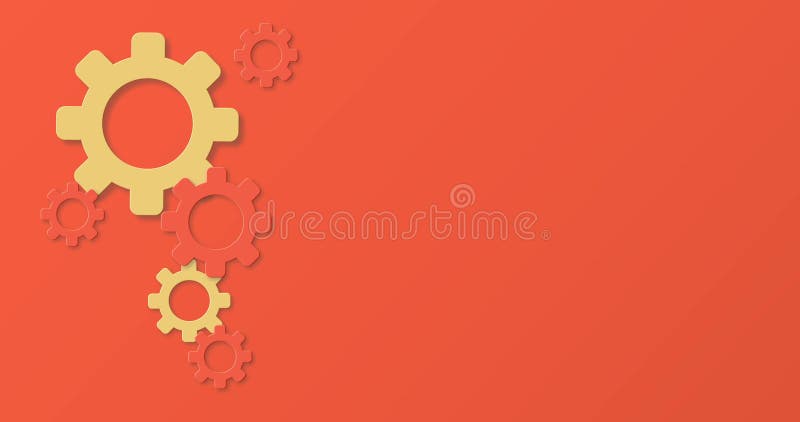 Fondo mecánico del diseño del extracto de los engranajes Contexto industrial del mecanismo de los dientes libre illustration