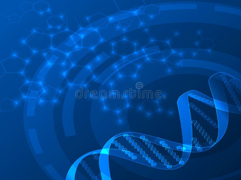 Fondo medico di vettore del DNA illustrazione vettoriale Fondo medico di vettore del DNA illustrazione vettoriale