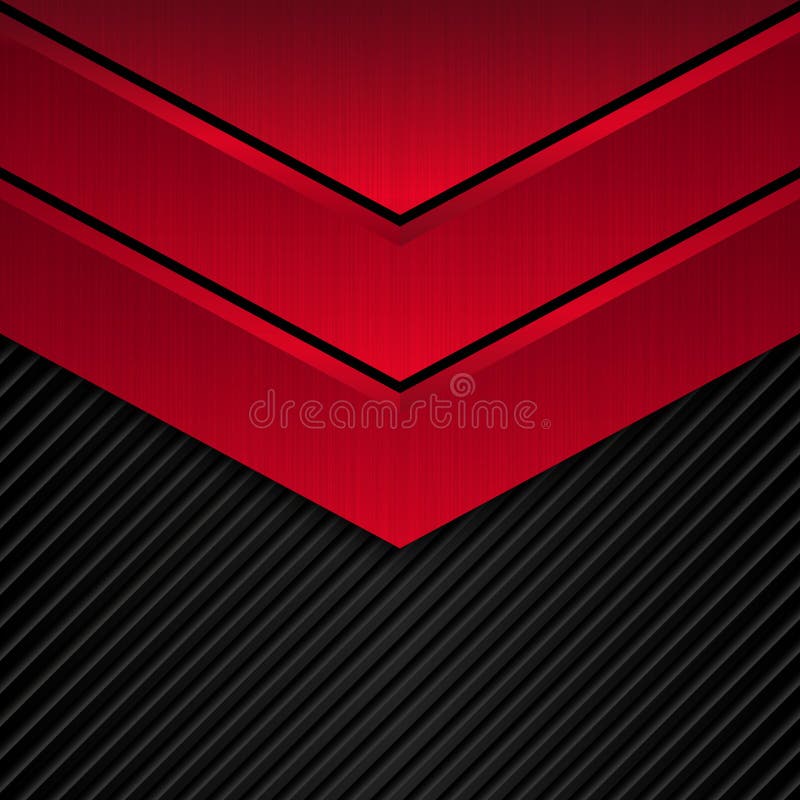 Fondo metallico nero e rosso Insegna metallica di vettore Priorità bassa astratta di tecnologia royalty illustrazione gratis Fondo metallico nero e rosso Insegna metallica di vettore Priorità bassa astratta di tecnologia royalty illustrazione gratis