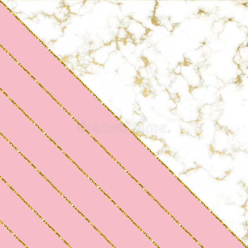 Modern background with white marble texture and pink and gold glitter lines. Template for holiday designs, card, invitation, party, birthday, wedding, baby shower. Modern background with white marble texture and pink and gold glitter lines. Template for holiday designs, card, invitation, party, birthday, wedding, baby shower.