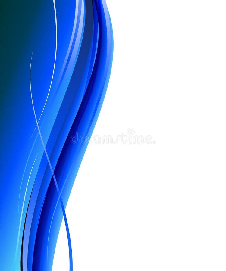 Fondo molle luminoso astratto di progettazione con le linee curve ondulate blu nello stile regolare dinamico Vettore illustrazione di stock Fondo molle luminoso astratto di progettazione con le linee curve ondulate blu nello stile regolare dinamico Vettore illustrazione di stock