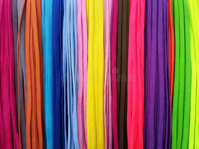 Fondo multicolore dei laccetti fotografia stock Fondo multicolore dei laccetti fotografia stock