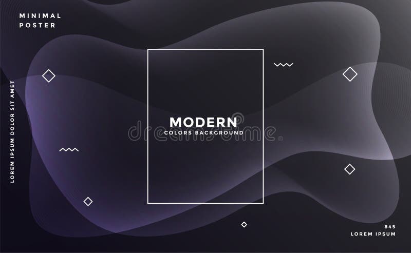 Fondo negro con formas que brillan intensamente abstractas ilustración del vector Fondo negro con formas que brillan intensamente abstractas ilustración del vector