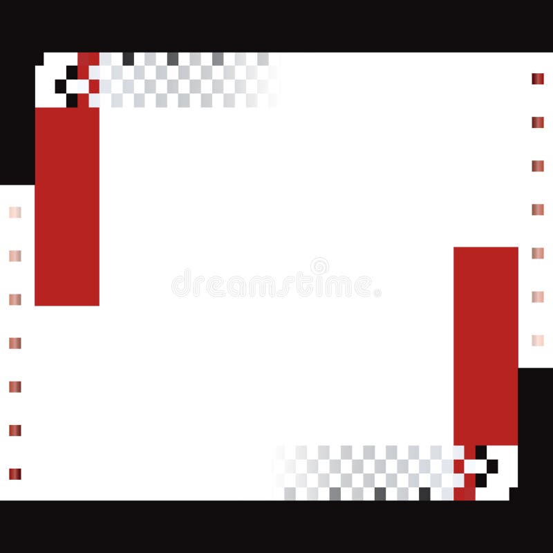 Fondo Negro y Rojo ilustración del vector