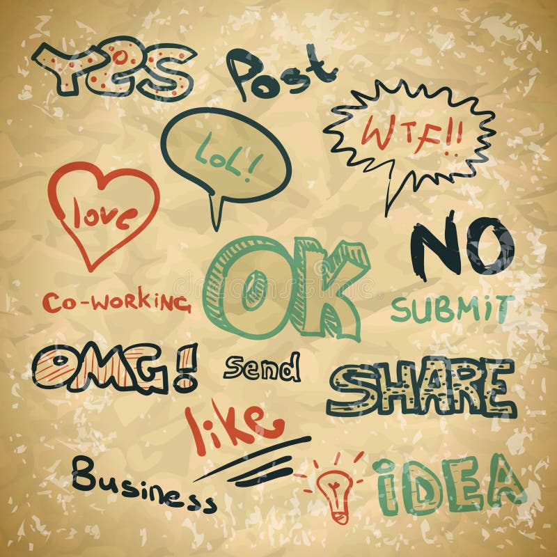 Fondo nello stile d'annata sull'argomento di chiacchierata di Internet royalty illustrazione gratis Fondo nello stile d'annata sull'argomento di chiacchierata di Internet royalty illustrazione gratis