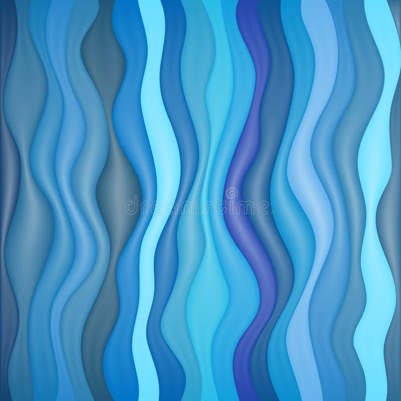 Fondo ondulado azul abstracto ilustración del vector Fondo ondulado azul abstracto ilustración del vector