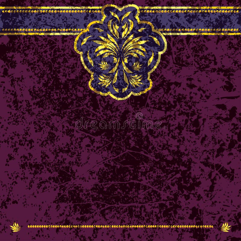 Fondo vectorial oscuro en estilo grunge stock de ilustración