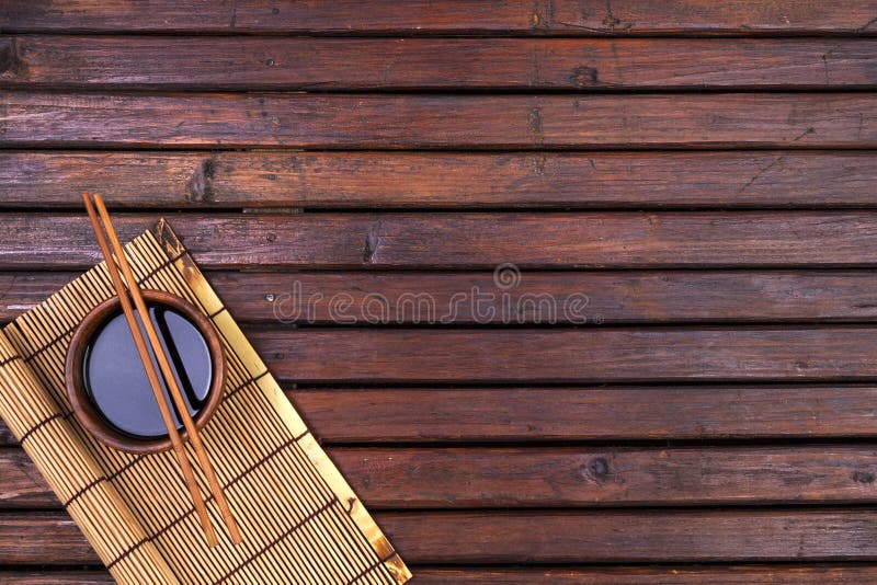 Palillos Japoneses Del Sushi En Fondo De Piedra De Madera Visión Superior W  Foto de archivo - Imagen de negro, travieso: 91050928