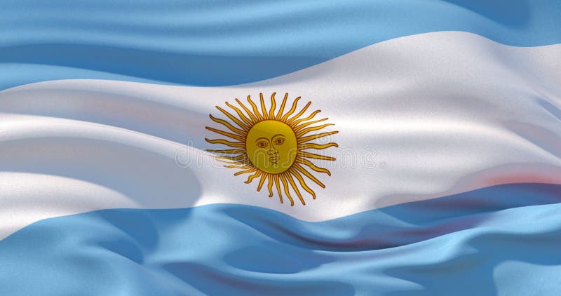 Fondo Patriótico De La Bandera De La Argentina, Ejemplo 3d Stock de  ilustración - Ilustración de patriotismo, calidad: 141205350