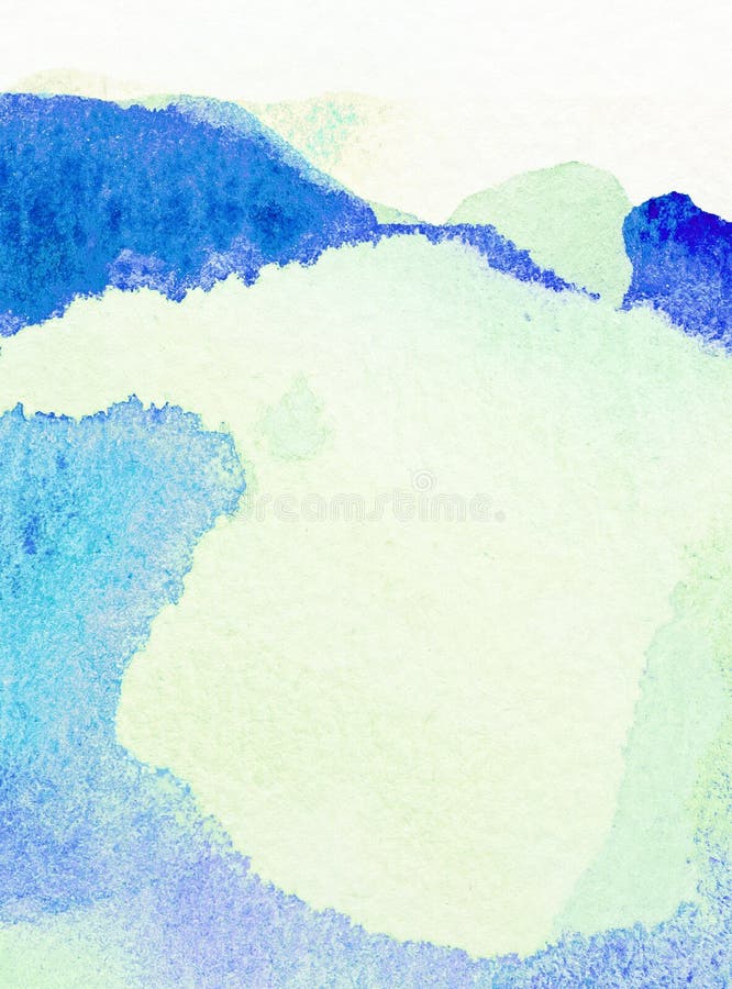 Fondo pintado azul claro de la acuarela imágenes de archivo libres de regalías Fondo pintado azul claro de la acuarela imágenes de archivo libres de regalías
