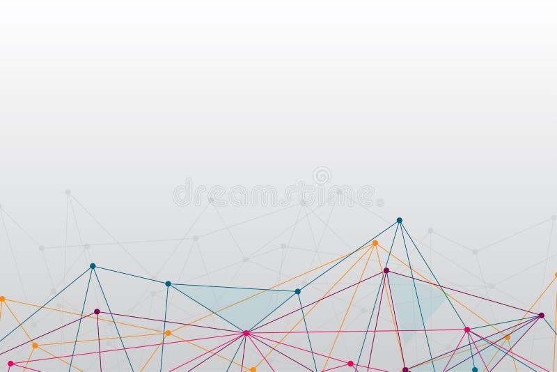 Abstract colorful Polygonal Space Background with Connecting Dots and Lines. Communication and engineering concept. Circular element. Electronic motherboard illustration. Abstract colorful Polygonal Space Background with Connecting Dots and Lines. Communication and engineering concept. Circular element. Electronic motherboard illustration.