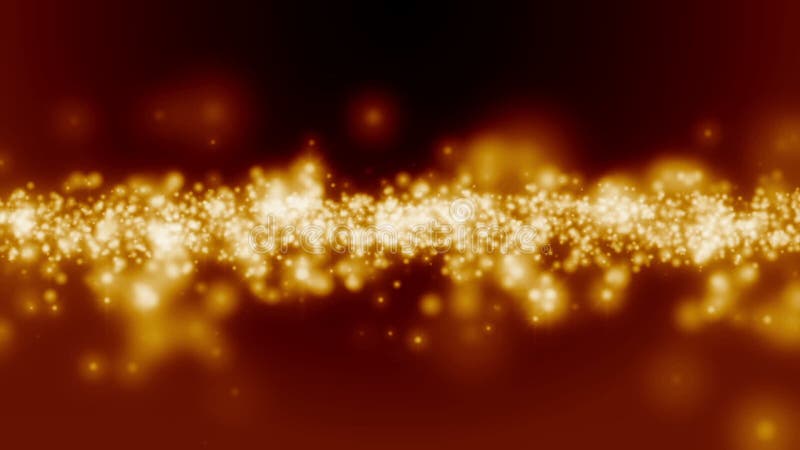 Fondo que brilla intensamente brillante de las partículas ligeras de oro de Bokeh