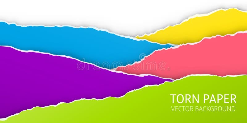 Fondo rasgado del papel del borde ilustración del vector Fondo rasgado del papel del borde ilustración del vector