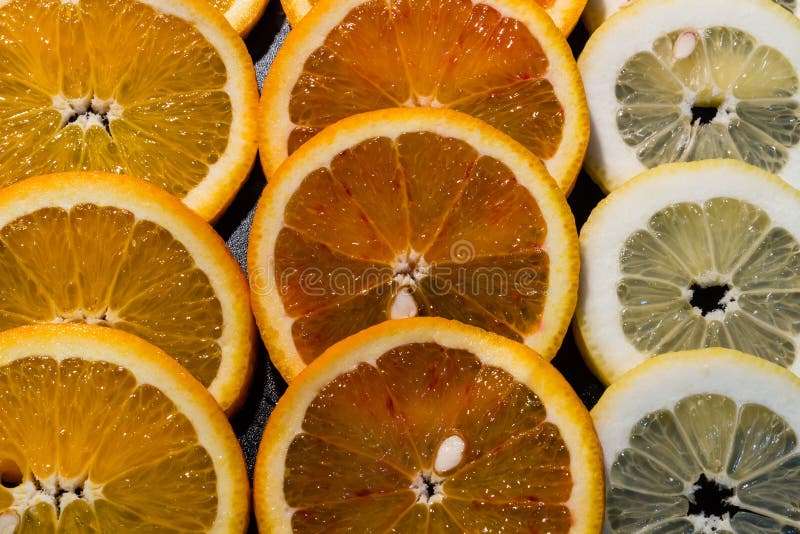 Fondo redondo colorido de la fruta de Citrius imagenes de archivo Fondo redondo colorido de la fruta de Citrius imagenes de archivo
