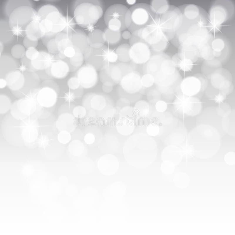 Fondo reluciente de la Navidad del extracto de la plata de las luces del vector ilustración del vector Fondo reluciente de la Navidad del extracto de la plata de las luces del vector ilustración del vector