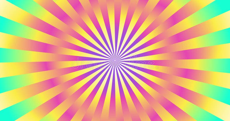Fondo retro de gradiente colorido animado animación de resolución 4k. fondo disco multicolor. stock de ilustración