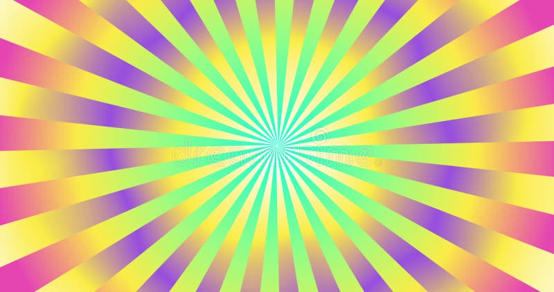 Fondo retro de gradiente colorido animado animación de resolución 4k. fondo disco multicolor. ilustración del vector