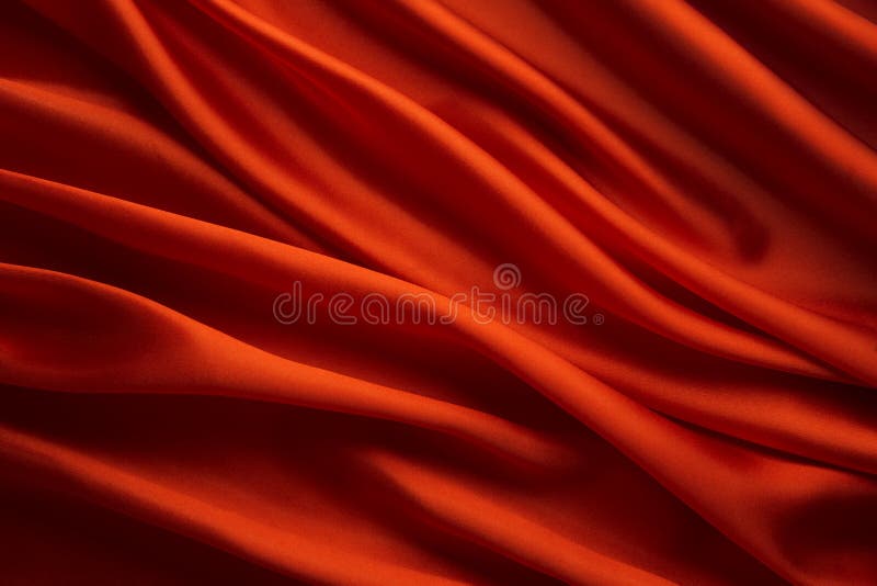 Fondo rojo de tela de seda, textura de las ondas del paño del satén foto de archivo libre de regalías Fondo rojo de tela de seda, textura de las ondas del paño del satén foto de archivo libre de regalías