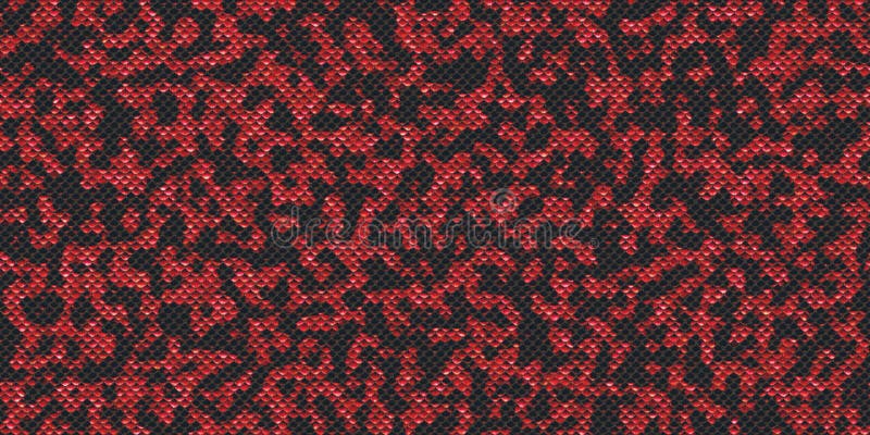 Fondo rojo rosa negro peligroso de vida salvaje. texturas impecables de cuero de serpiente. fondo de piel reptil. patrón de escala
