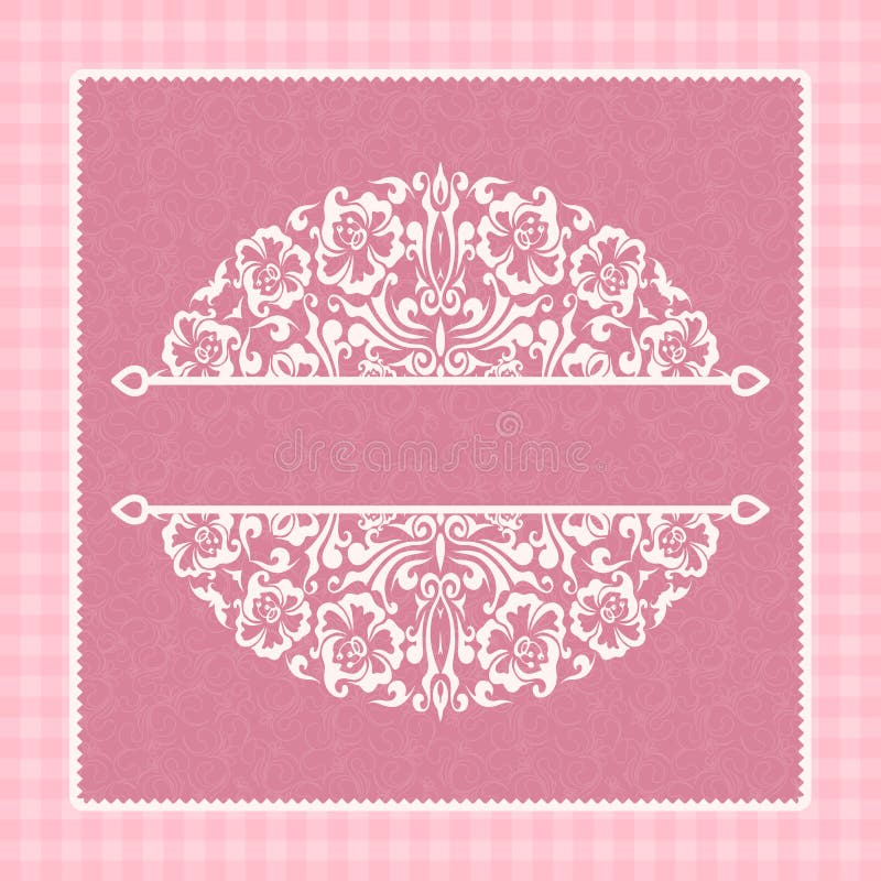 Fondo Rosa Claro Con Un Modelo Para La Invitación ...