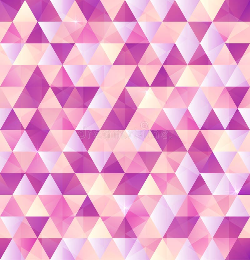 Fondo rosado del vintage del triángulo del extracto del vector ilustración del vector
