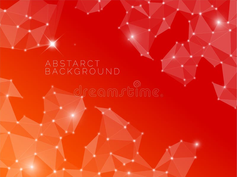 Fondo rosso astratto fatto dai triangoli illustrazione vettoriale Fondo rosso astratto fatto dai triangoli illustrazione vettoriale