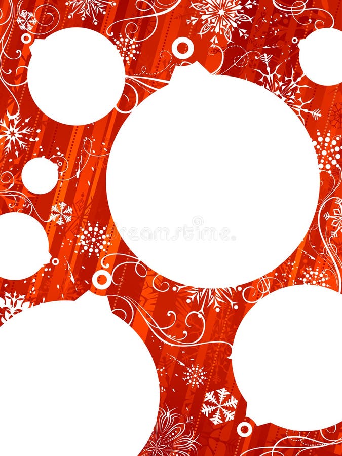 Fondo rosso di Natale con i posti bianchi per il vostro testo illustrazione di stock Fondo rosso di Natale con i posti bianchi per il vostro testo illustrazione di stock