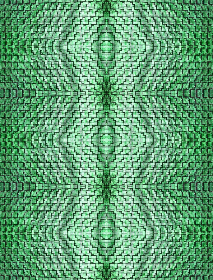 Fondo senza cuciture astratto dei mattoni risieduti in una forma interessante in simile collegato di colore verde simmetricamente fotografie stock Fondo senza cuciture astratto dei mattoni risieduti in una forma interessante in simile collegato di colore verde simmetricamente fotografie stock