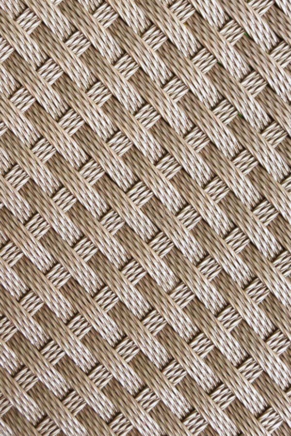 Fondo senza cuciture del modello del tessuto del rattan di Brown immagini stock libere da diritti