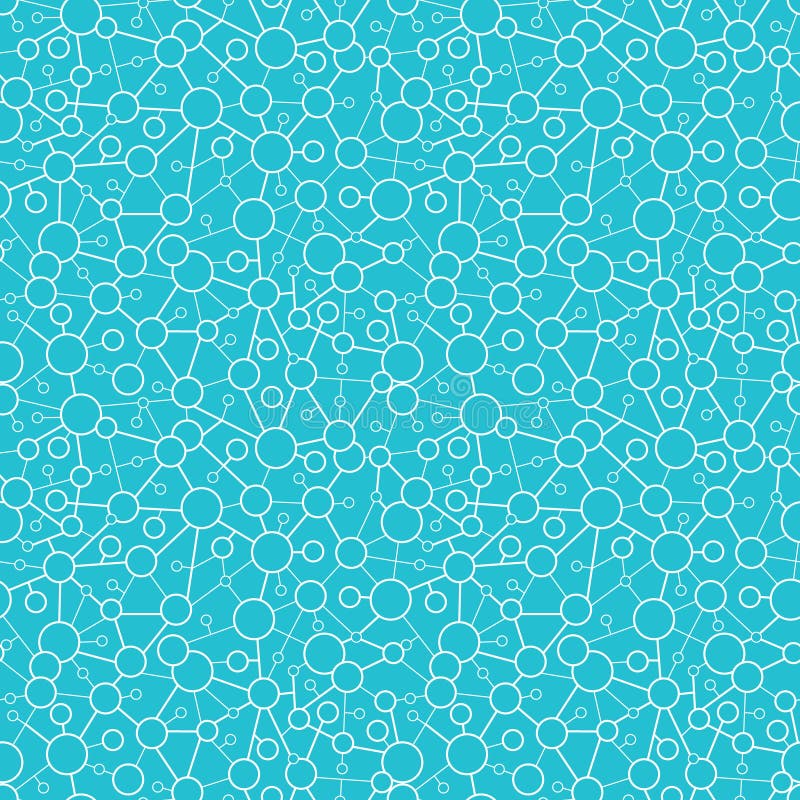 Fondo senza cuciture del modello della struttura molecolare royalty illustrazione gratis
