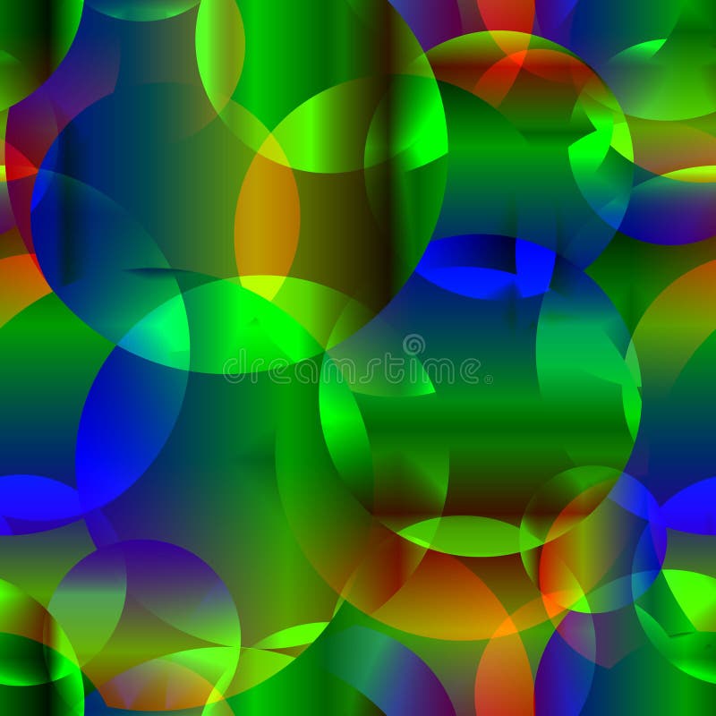 Fondo senza cuciture dell'estratto di vettore dal circl luminoso al neon dello spazio royalty illustrazione gratis Fondo senza cuciture dell'estratto di vettore dal circl luminoso al neon dello spazio royalty illustrazione gratis