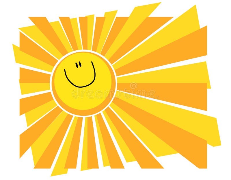 Fondo sonriente feliz del verano de Sun libre illustration Fondo sonriente feliz del verano de Sun libre illustration