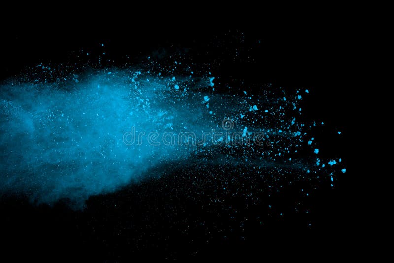 Fondo splatted polvere blu astratta Esplosione variopinta della polvere su fondo nero Nuvola colorata La polvere variopinta esplo immagine stock libera da diritti Fondo splatted polvere blu astratta Esplosione variopinta della polvere su fondo nero Nuvola colorata La polvere variopinta esplo immagine stock libera da diritti