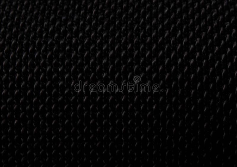 Fondo strutturato materiale tessuto il nero immagini stock Fondo strutturato materiale tessuto il nero immagini stock