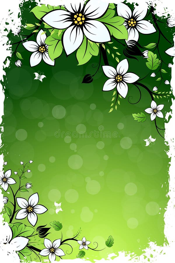 Fondo sucio de la flor libre illustration Fondo sucio de la flor libre illustration