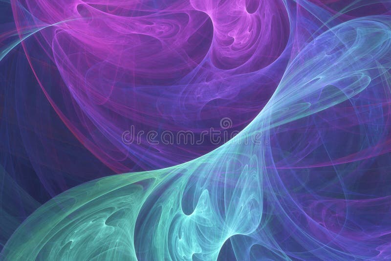 Fondo surreale astratto Progettazione di frattale di fantasia per i manifesti, carte da parati Arte generata da computer e digita illustrazione di stock